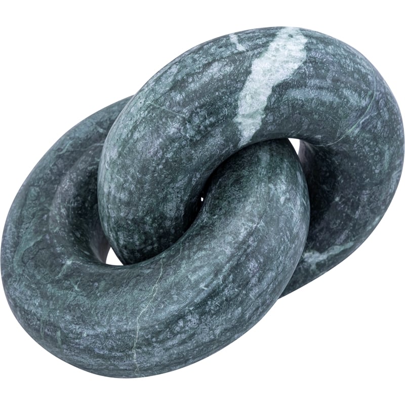 Meridian Furniture Knot Green Marble Decorative Knot