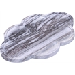 Meridian Furniture Rimini Panda Clover Shaped Marble Tray