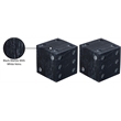 Meridian Furniture Dice Black Marble Decorative Dice