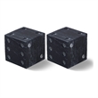Meridian Furniture Dice Black Marble Decorative Dice