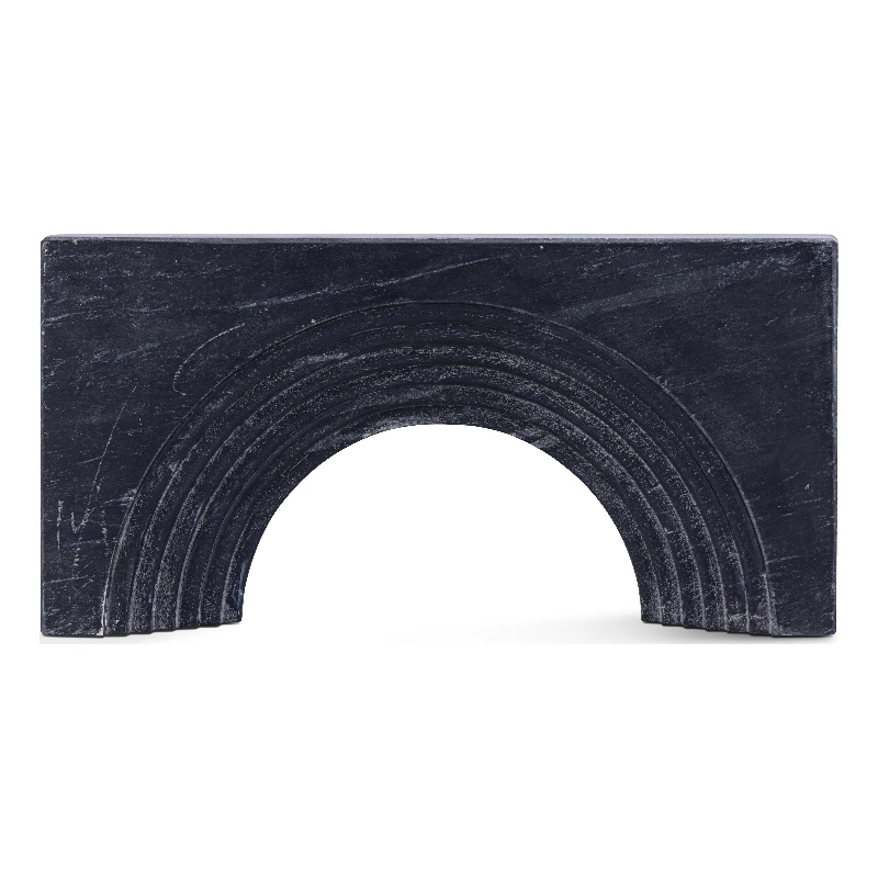 Meridian Furniture Cambre Black Marble Decorative Object
