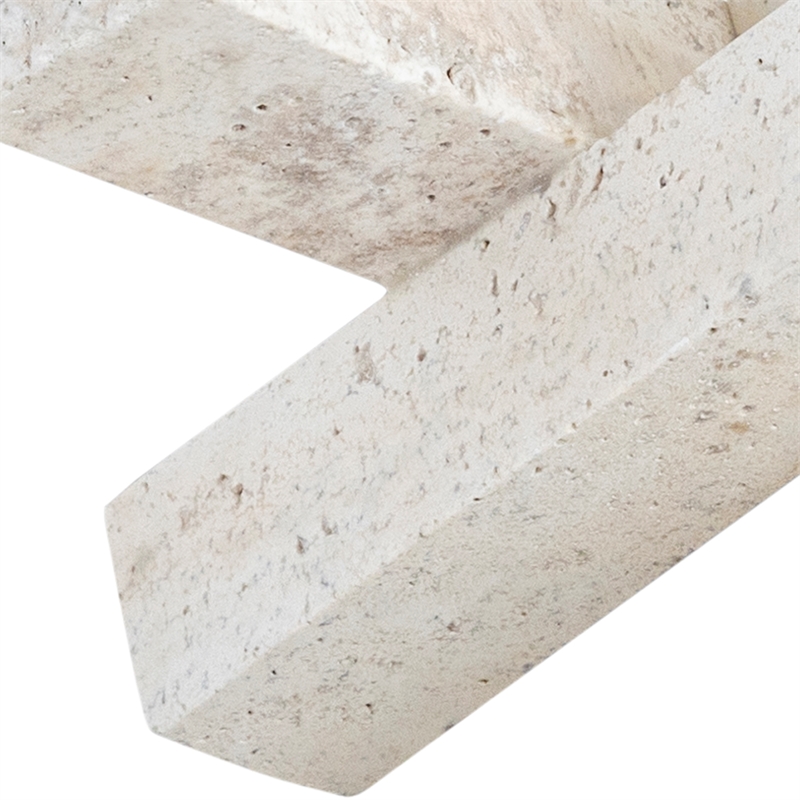 Meridian Furniture Stix Beige Travertine Decorative Object