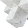 Meridian Furniture Jack White Marble Decorative Jack Object