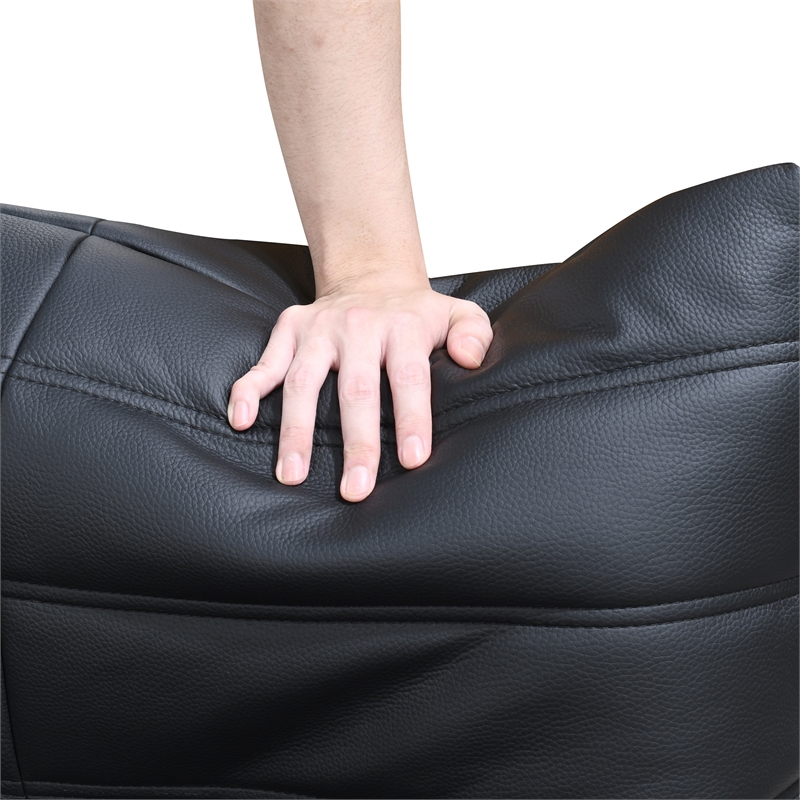 Meridian Furniture Relax Black Vegan Leather Upholstered Chair