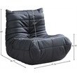 Meridian Furniture Relax Black Vegan Leather Upholstered Chair
