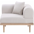 Meridian Furniture Beige Laguna Olefin Patio Corner Modular Chair
