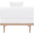 Meridian Furniture Cream Laguna Olefin Patio Armless Modular Chair