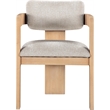 Meridian Furniture Sacha Beige Linen Textured Fabric Dining Chair (Set of 2)