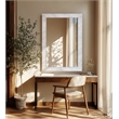 Meridian Furniture Pavia White Genuine Marble Frame Mirror