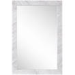 Meridian Furniture Pavia White Genuine Marble Frame Mirror