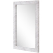 Meridian Furniture Pavia White Genuine Marble Frame Mirror