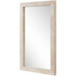 Meridian Furniture Pavia Natural Genuine Travertine Frame Mirror