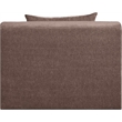 Meridian Furniture Stellar Brown Chenille Fabric Modular Chair