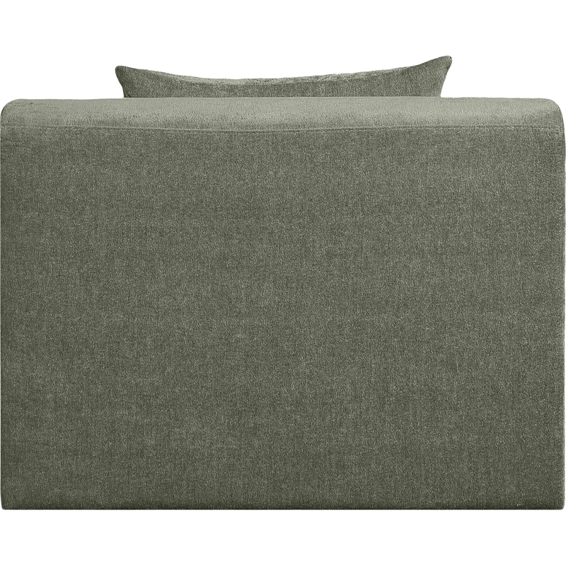 Meridian Furniture Stellar Green Chenille Fabric Modular Chair