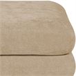 Meridian Furniture Stellar Beige Chenille Fabric Modular Ottoman