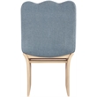 Meridian Furniture Shaw Light Blue Chenille Fabric Upholstered Dining Chair