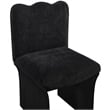 Meridian Furniture Shaw Black Chenille Fabric Upholstered Dining Chair
