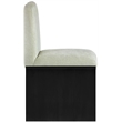 Meridian Furniture Shaw Mint Chenille Fabric Upholstered Dining Chair