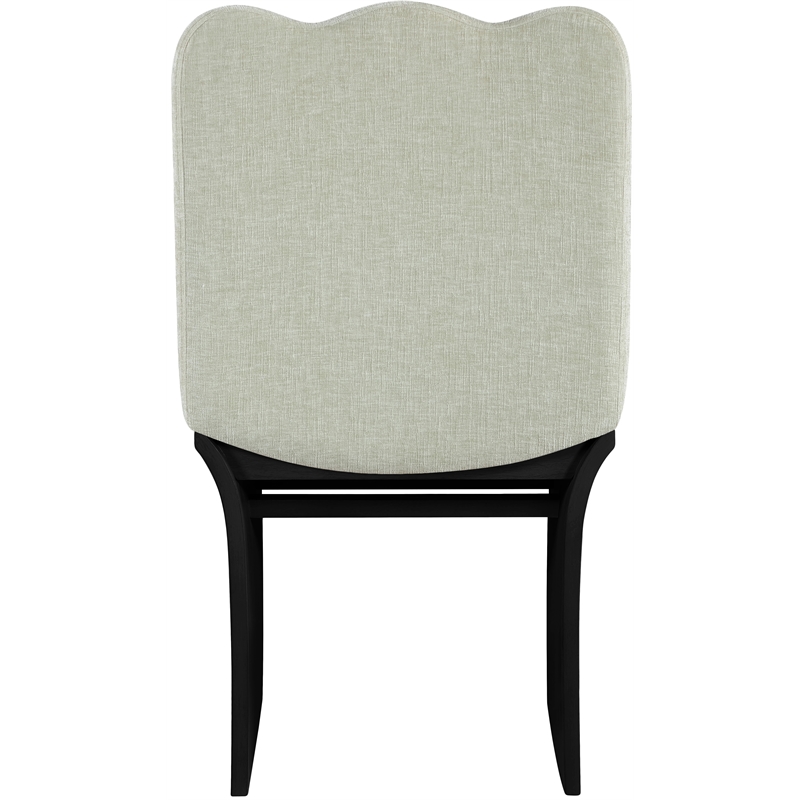 Meridian Furniture Shaw Mint Chenille Fabric Upholstered Dining Chair