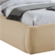 Meridian Furniture Sandro Beige Chenille Fabric Upholstered Full Bed