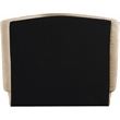 Meridian Furniture Sandro Beige Chenille Fabric Upholstered Twin Bed