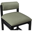 Meridian Furniture Roundhill Green Vegan Leather Upholstered Counter Stool