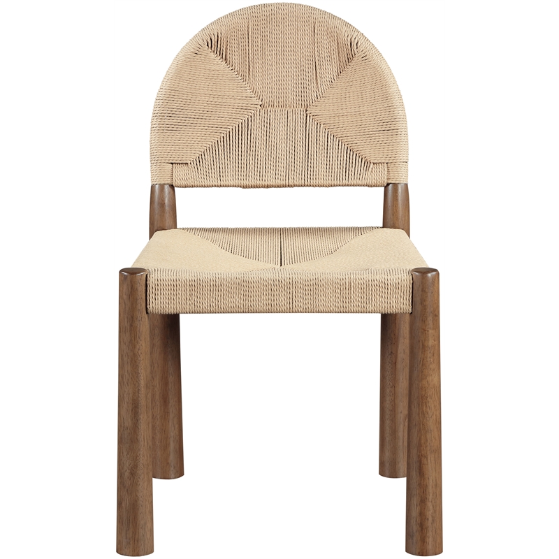 Meridian Furniture Bohemia Beige Woven Seagrass Cord Dining Chair (Set of 2)