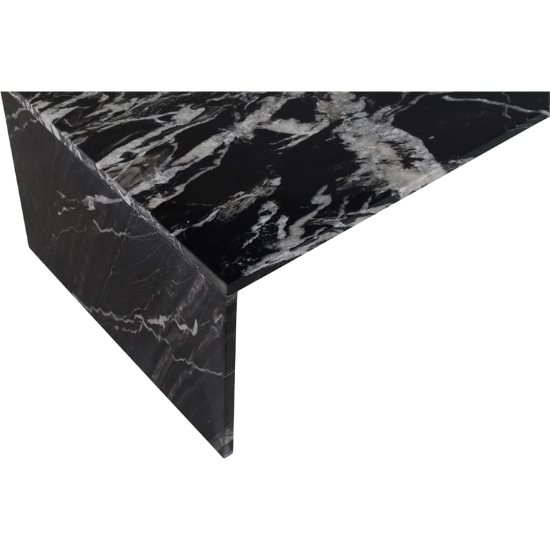 Meridian Furniture Vernazza Black Marble Coffee Table