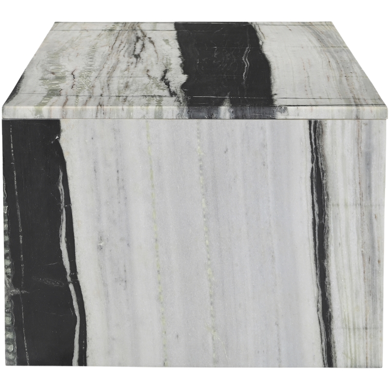 Meridian Furniture Vernazza Panda Marble Coffee Table