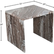 Meridian Furniture Vernazza Brown Marble End / Side Table