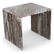 Meridian Furniture Vernazza Brown Marble End / Side Table