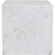 Meridian Furniture Vernazza White Marble End / Side Table