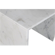Meridian Furniture Vernazza White Marble End / Side Table