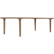 Meridian Furniture Laguna Natural Aluminum Outdoor Patio Coffee Table
