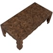 Meridian Furniture Vassa Brown Burl Veneer Coffee Table