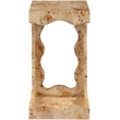 Meridian Furniture Vassa Natural Burl Veneer End Table