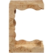 Meridian Furniture Vassa Natural Burl Veneer End Table