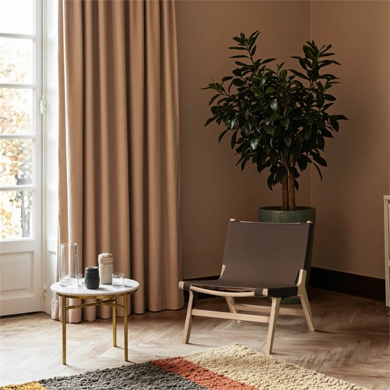 Meridian Furniture Rawlins Brown Vegan Leather Upholstered Accent Chair