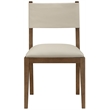 Meridian Furniture Avon Beige Vegan Leather Dining Side Chair (Set of 2)