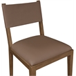 Meridian Furniture Avon Brown Vegan Leather Dining Side Chair (Set of 2)