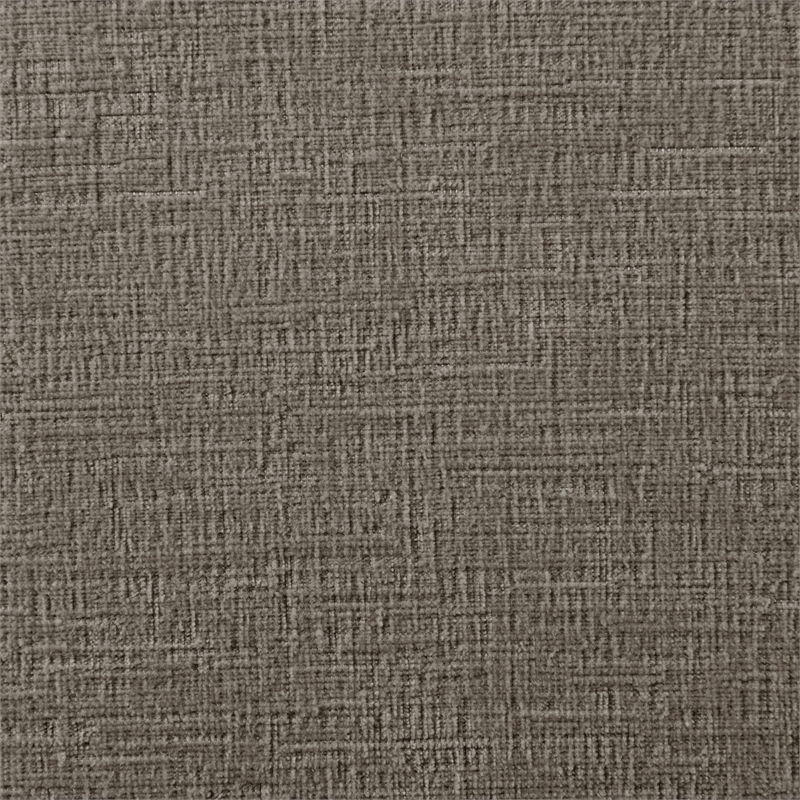 Meridian Furniture Andaz Taupe Chenille Fabric Upholstered Twin Bed