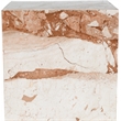 Meridian Furniture Bolzano Cream Marble End Table