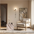 Meridian Furniture Bolzano Brown Marble End Table