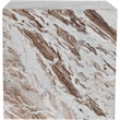 Meridian Furniture Bolzano Brown Marble End Table