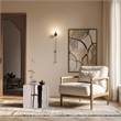 Meridian Furniture Bolzano Black Marble End Table