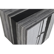 Meridian Furniture Bolzano Black Marble End Table
