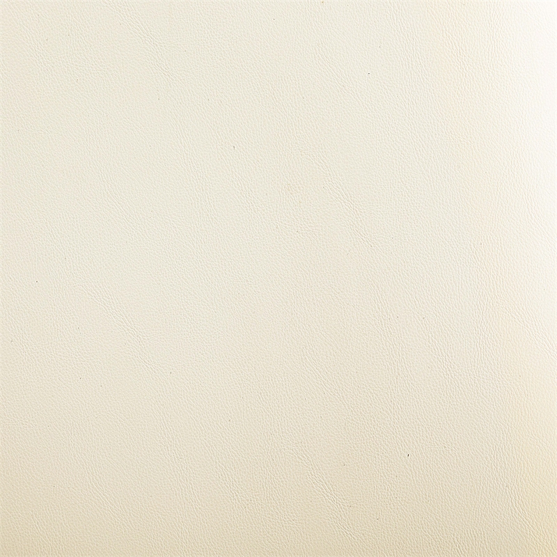 meridian furniture riccio cream vegan leather upholstered stool