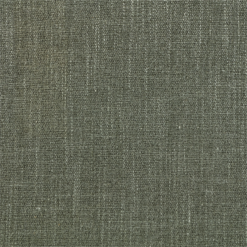 Meridian Furniture Larea Olive Linen Textured Fabric Upholstered Ottoman