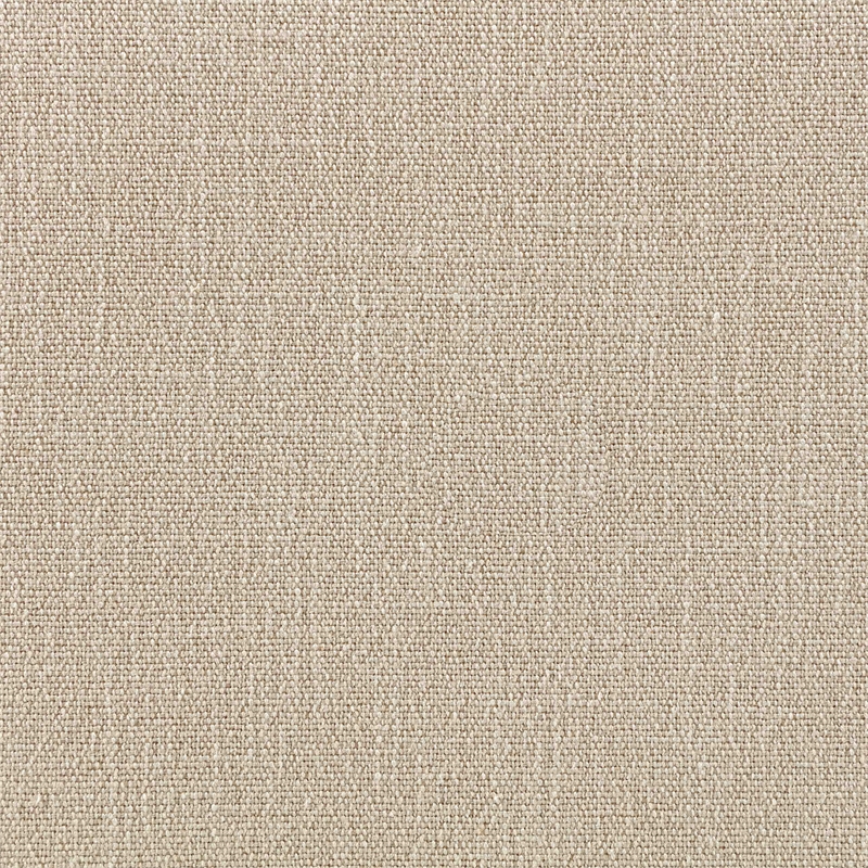 Meridian Furniture Larea Beige Linen Textured Fabric Upholstered Ottoman