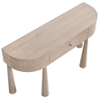 Meridian Furniture Oasis Natural Acacia Veneer And Solid Wood Console Table
